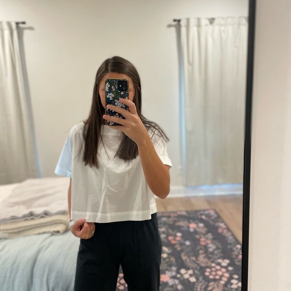 LOFT Tops - LOFT Classic White Square Neck Top